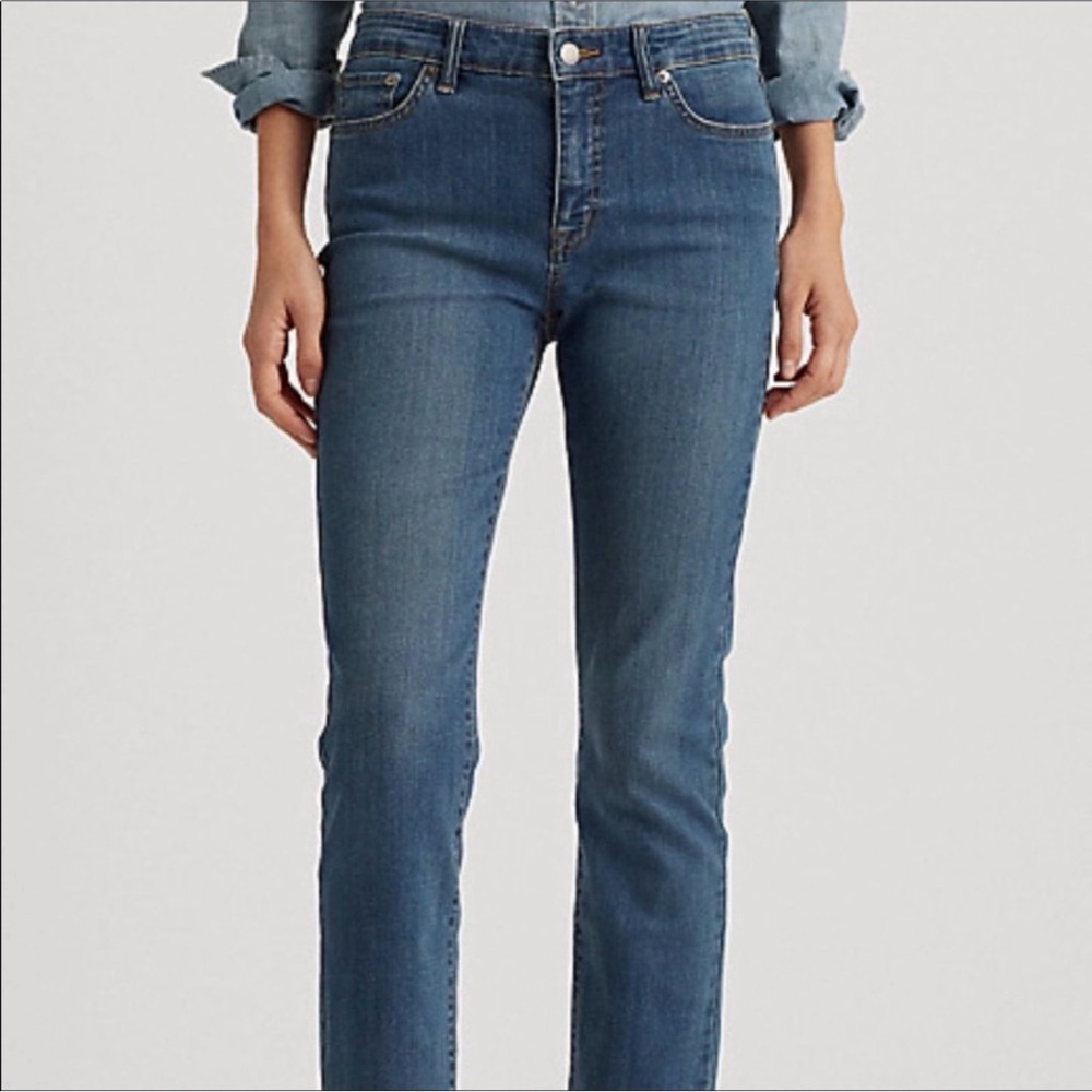Lauren‎ Jeans Vgt Ralph Lauren Classic
Straight Leg Jeans Blue Sz 4P